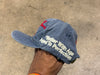 NEW Better With Age Fuck Denim Hat - Blue