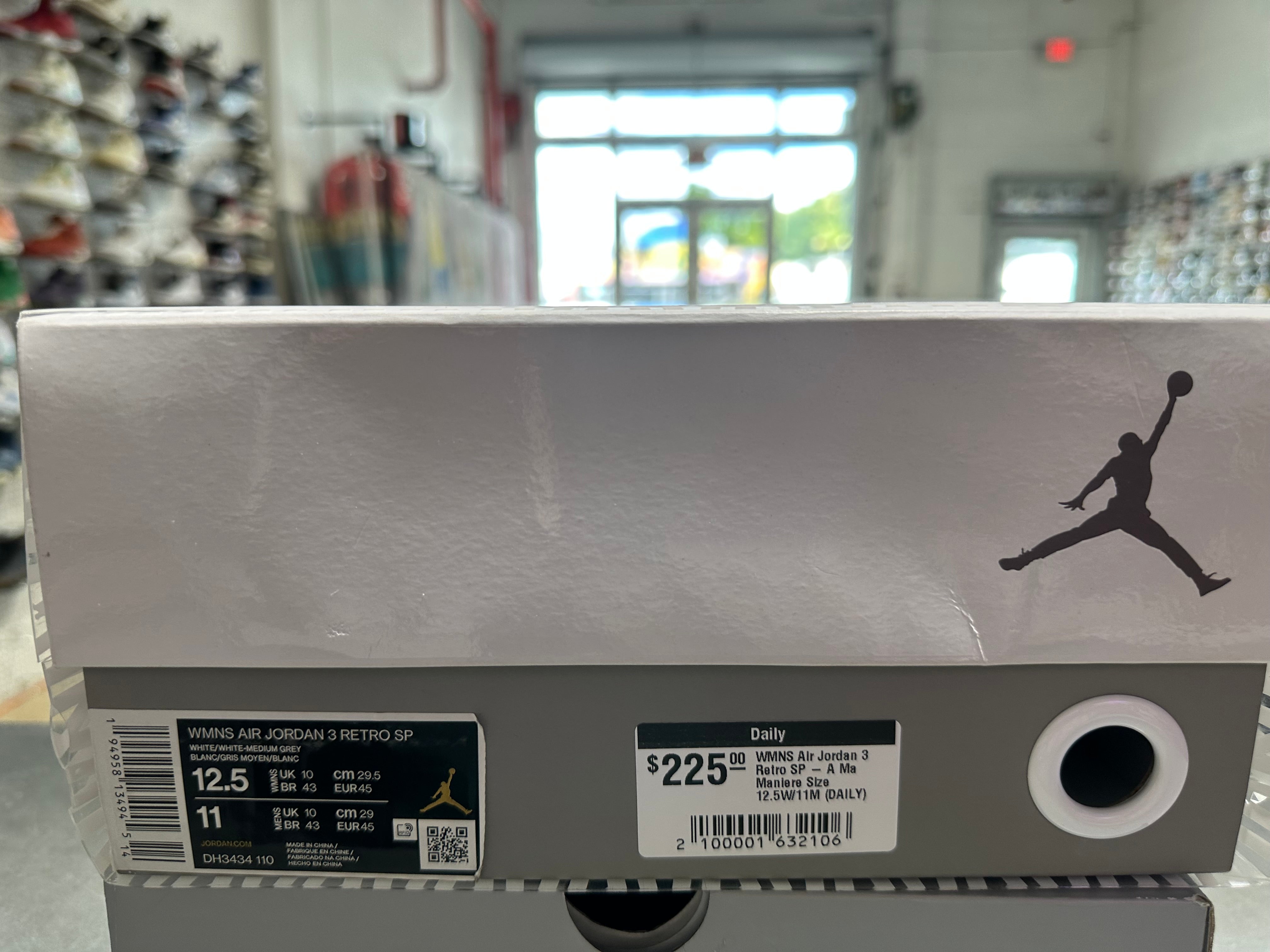 WMNS Air Jordan 3 Retro SP - A Ma Maniere Size 12.5W/11M