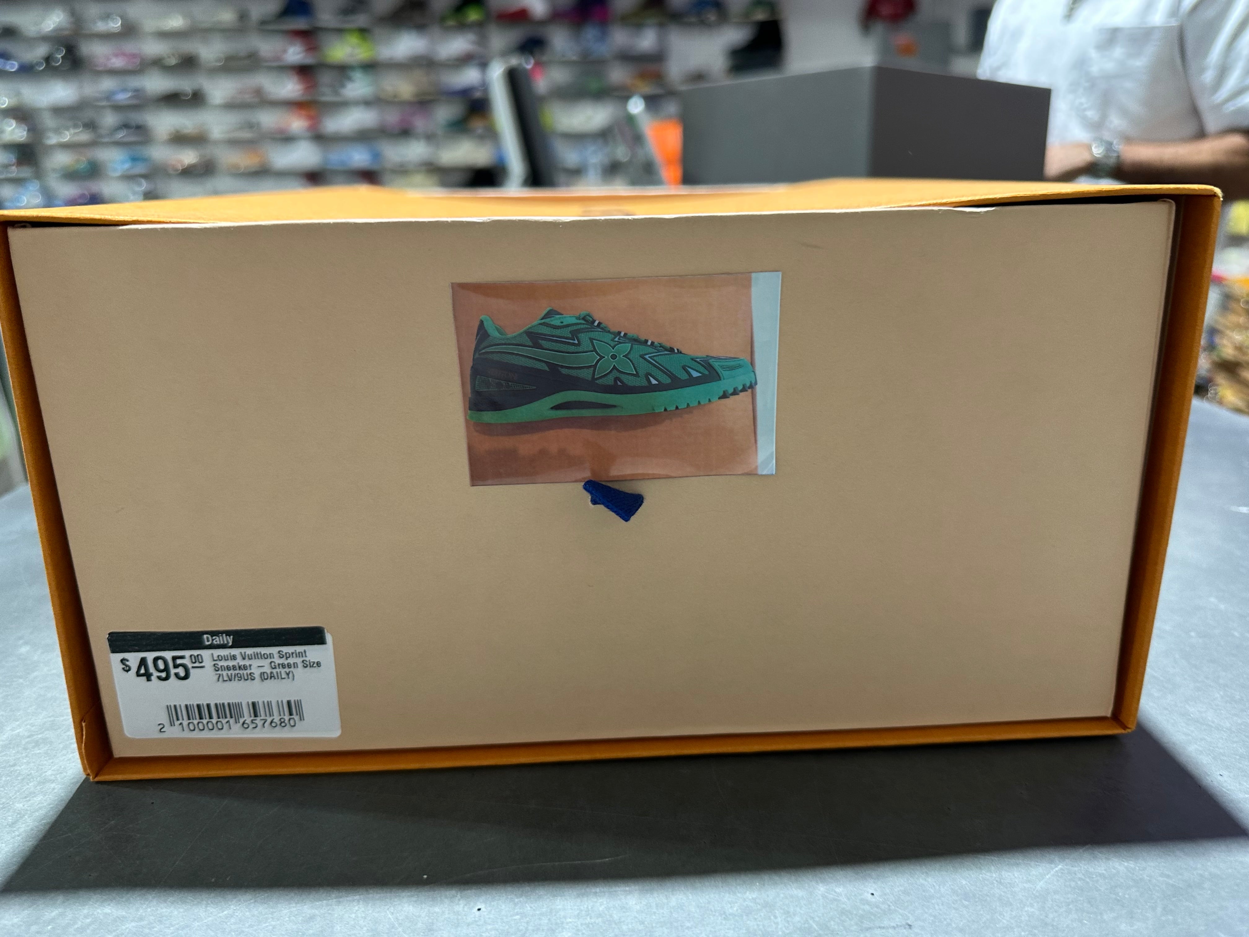 Louis Vuitton Sprint Sneaker - Green Size 7LV/9US
