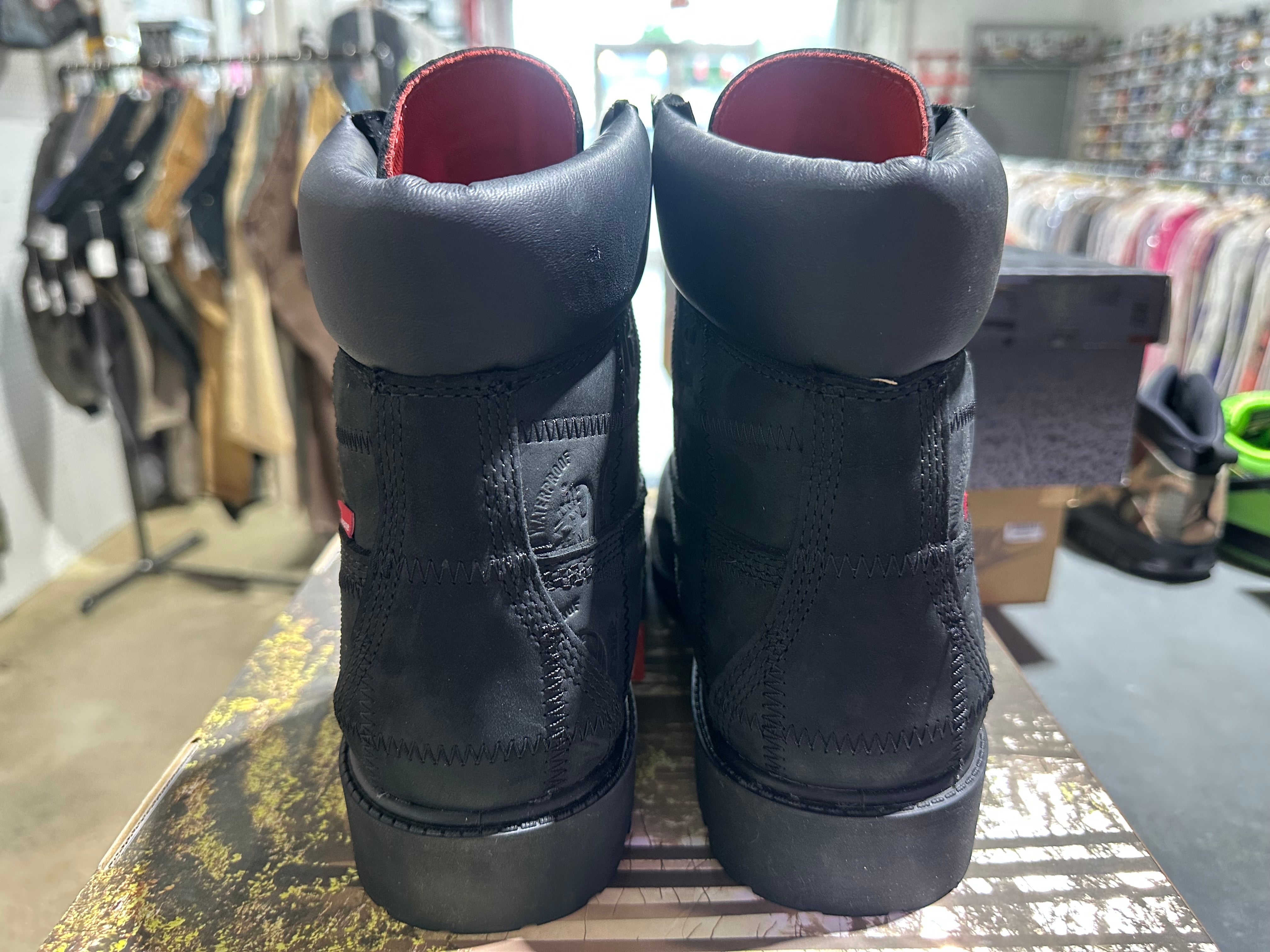 Timberland x Supreme Patchwork Premium Mid Lace WP Boot - Black Size 9