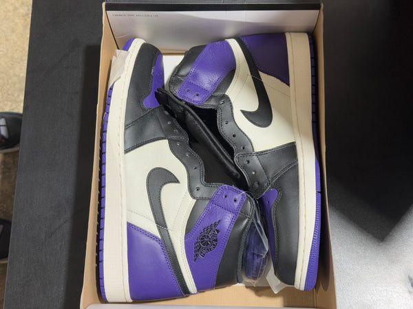 Air Jordan 1 Retro High OG - Court Purple 1.0 Size 13