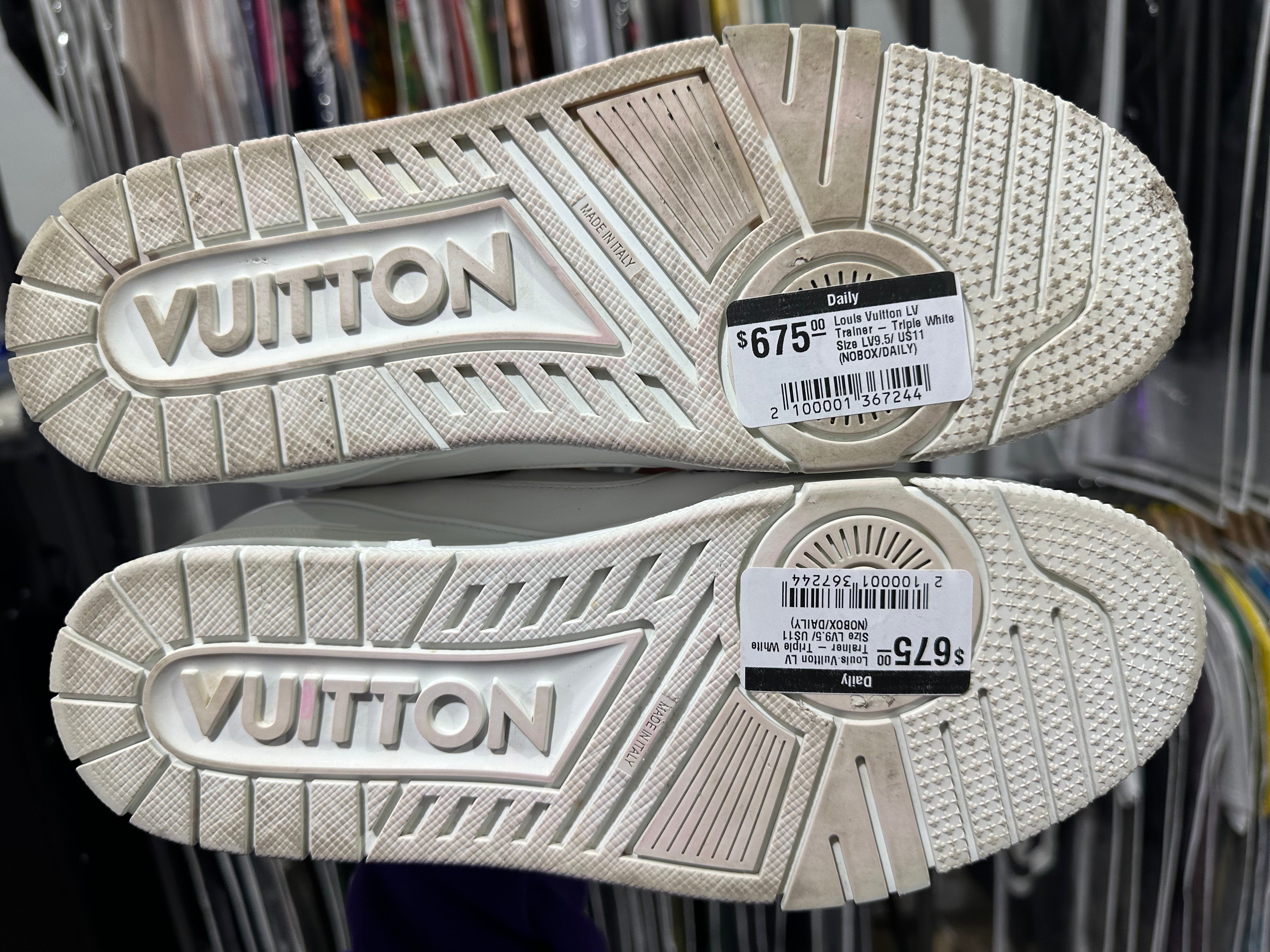 Louis Vuitton LV Trainer - Triple White Size LV9.5/ US11