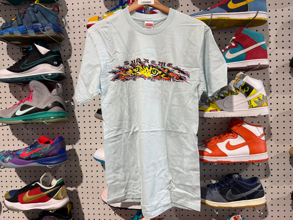 NEW Supreme Eyes Tee - Pale Blue Size Small
