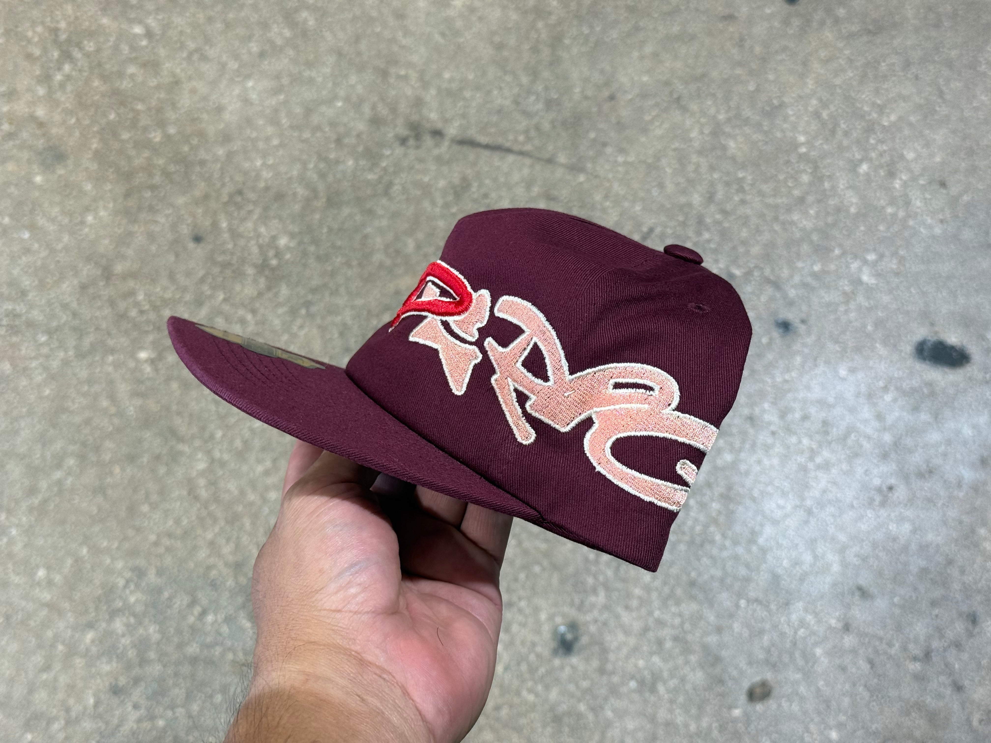 NEW DURAGS 180 Degrees Snapback Hat - Red Wine