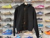 USED GV Gallery Triple Zip Rusted Zip Up Hoodie - Black Size Small