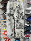 NEW Vale Mural Sweatpants - Grey Size XL