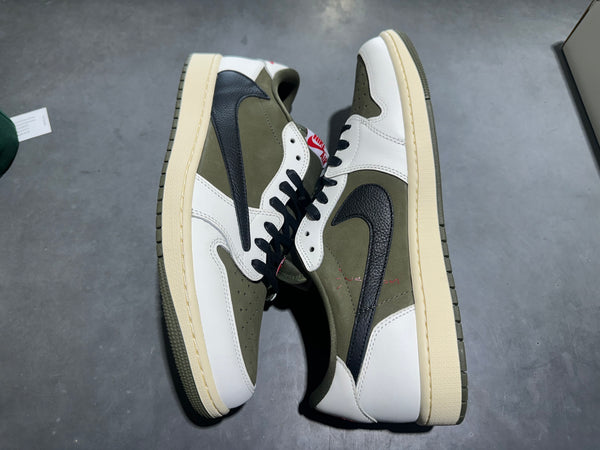 Air Jordan 1 Retro Low OG SP - Travis Scott Medium Olive Size 14