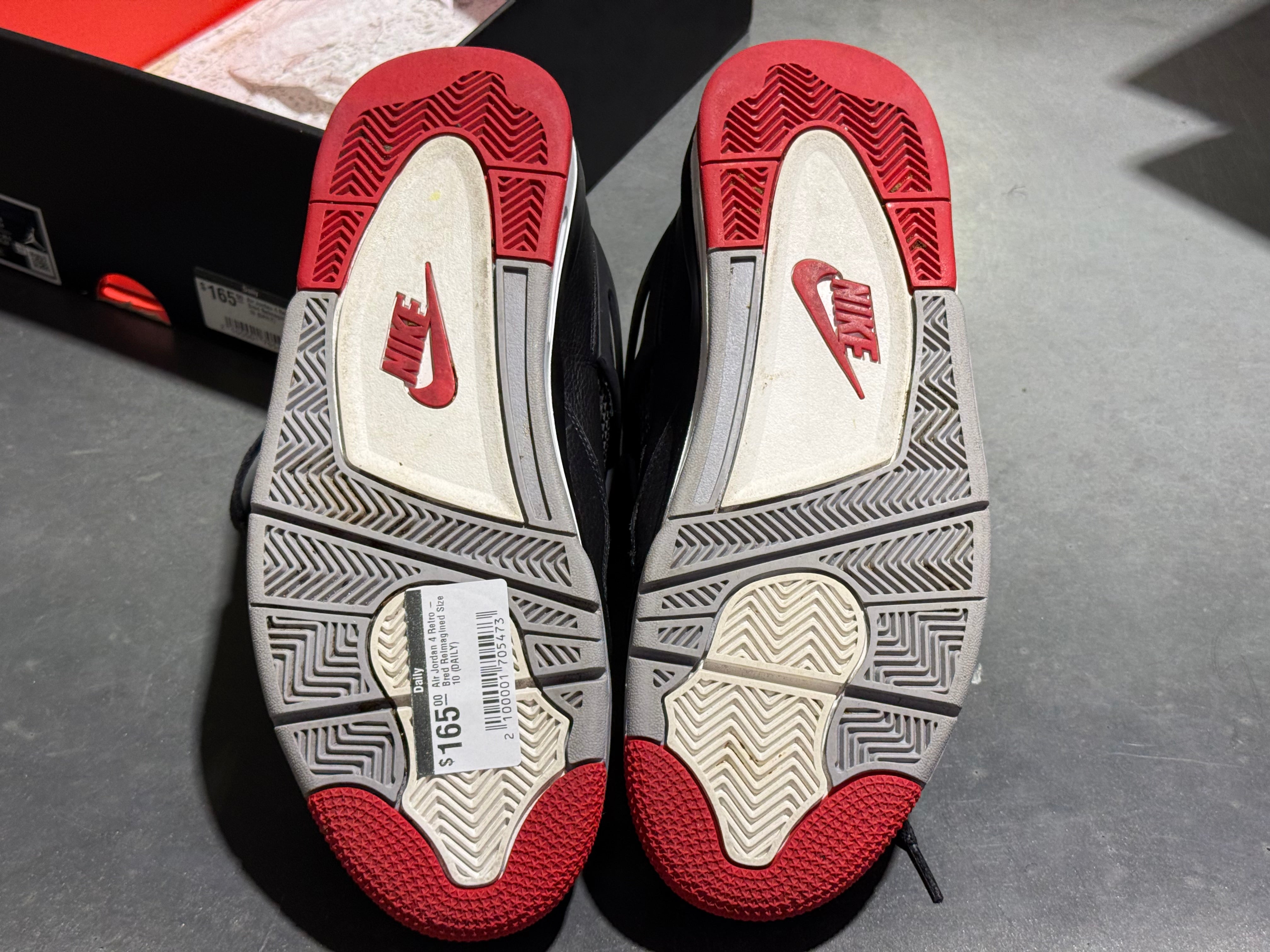 Air Jordan 4 Retro - Bred Reimagined Size 10