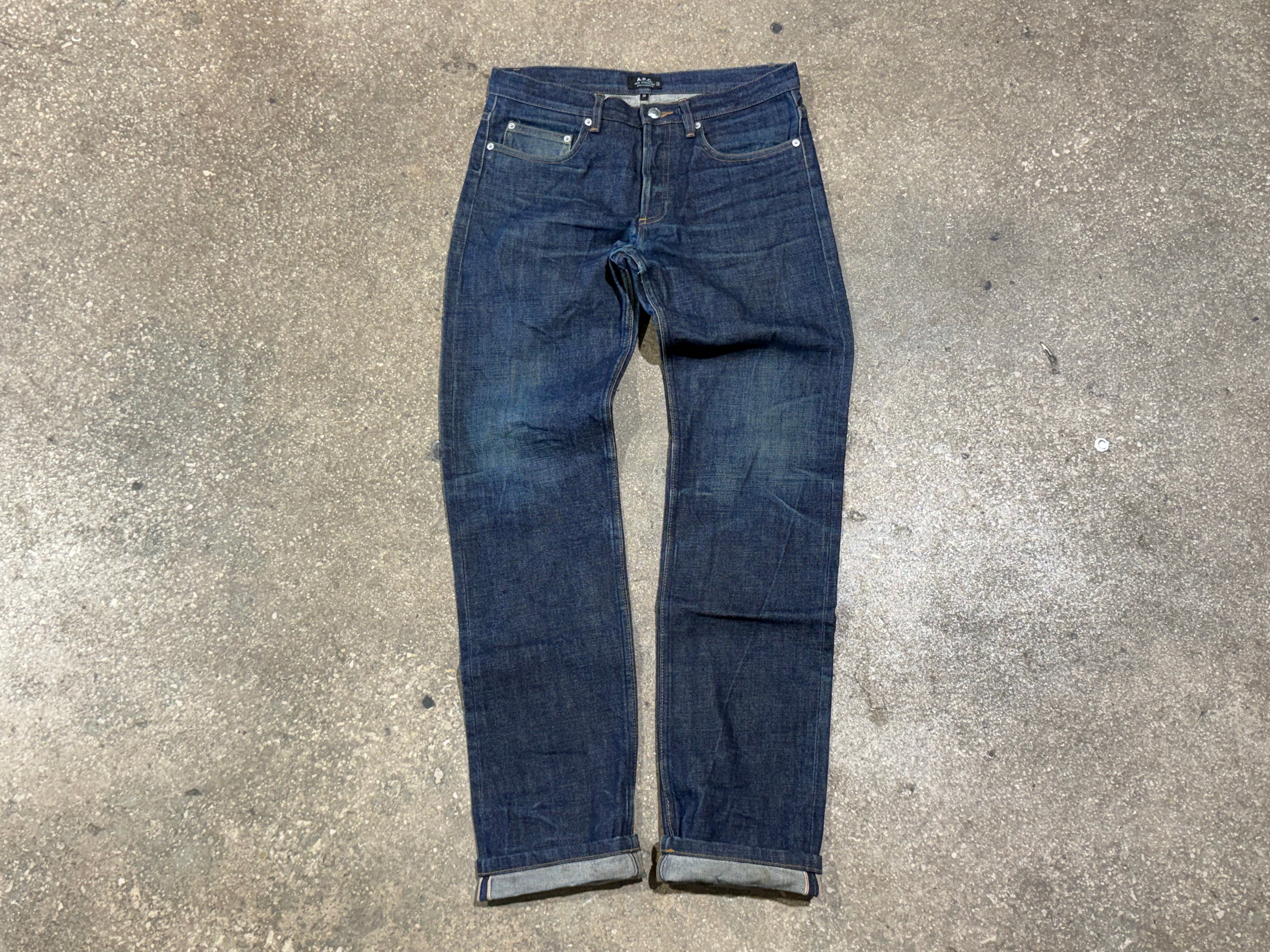 USED APC Selvedge Denim - Blue Size 32x34