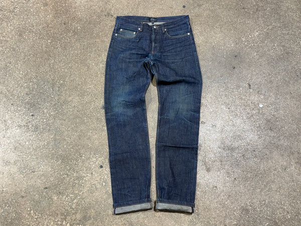 USED APC Selvedge Denim - Blue Size 32x34
