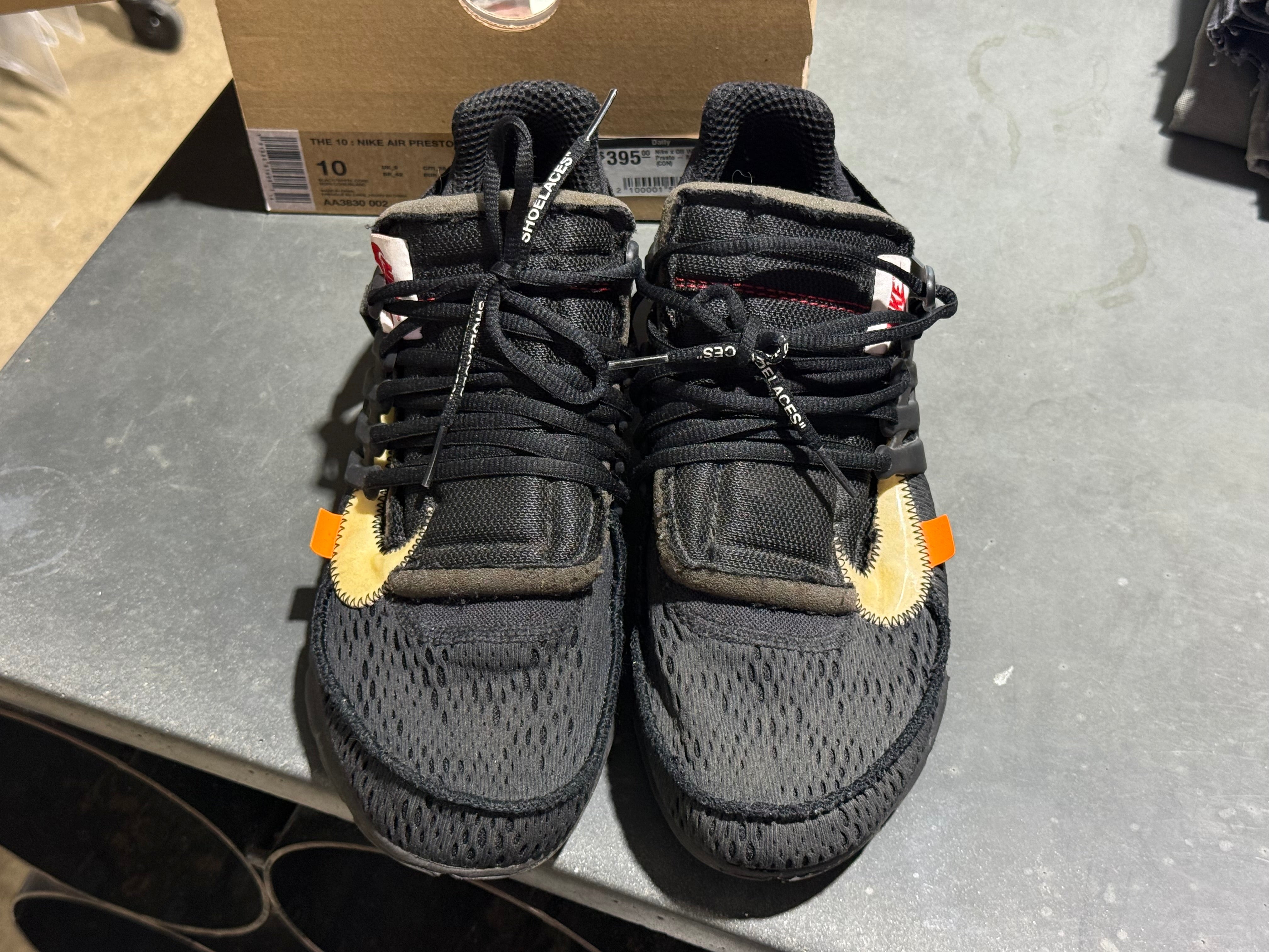 Nike x Off White Air Presto - Black Size 10