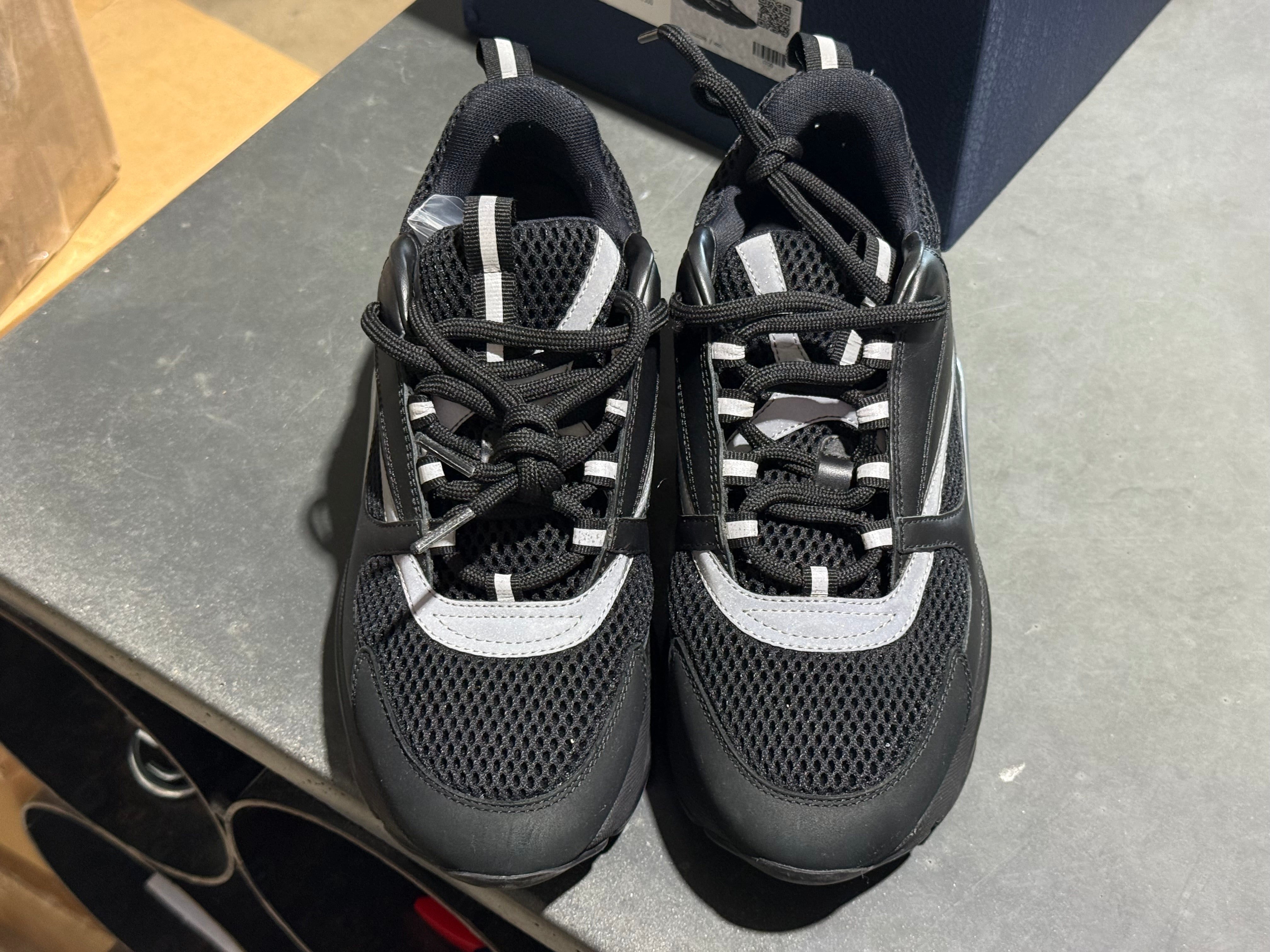 Dior B22 Calf Mesh - Black/Silver Size 40EU/7US