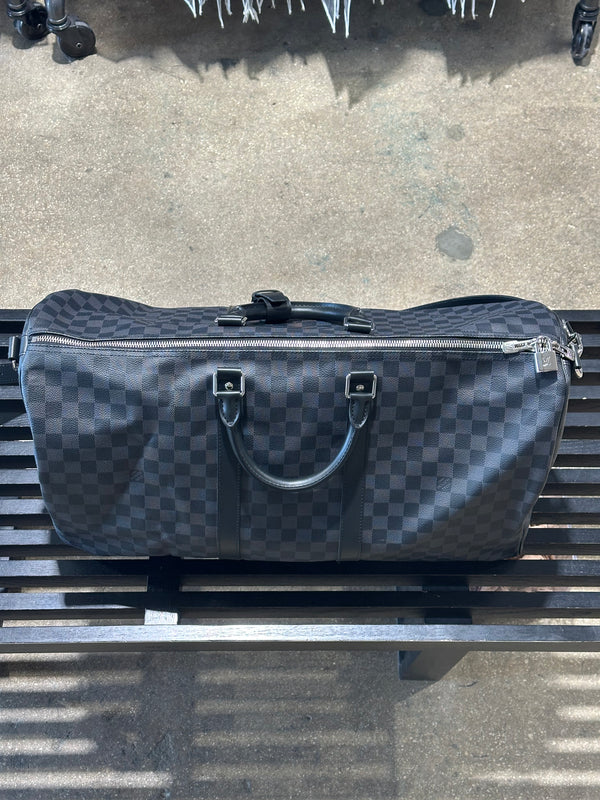 CLEAN Louis Vuitton Damier 55 Keepall Bag