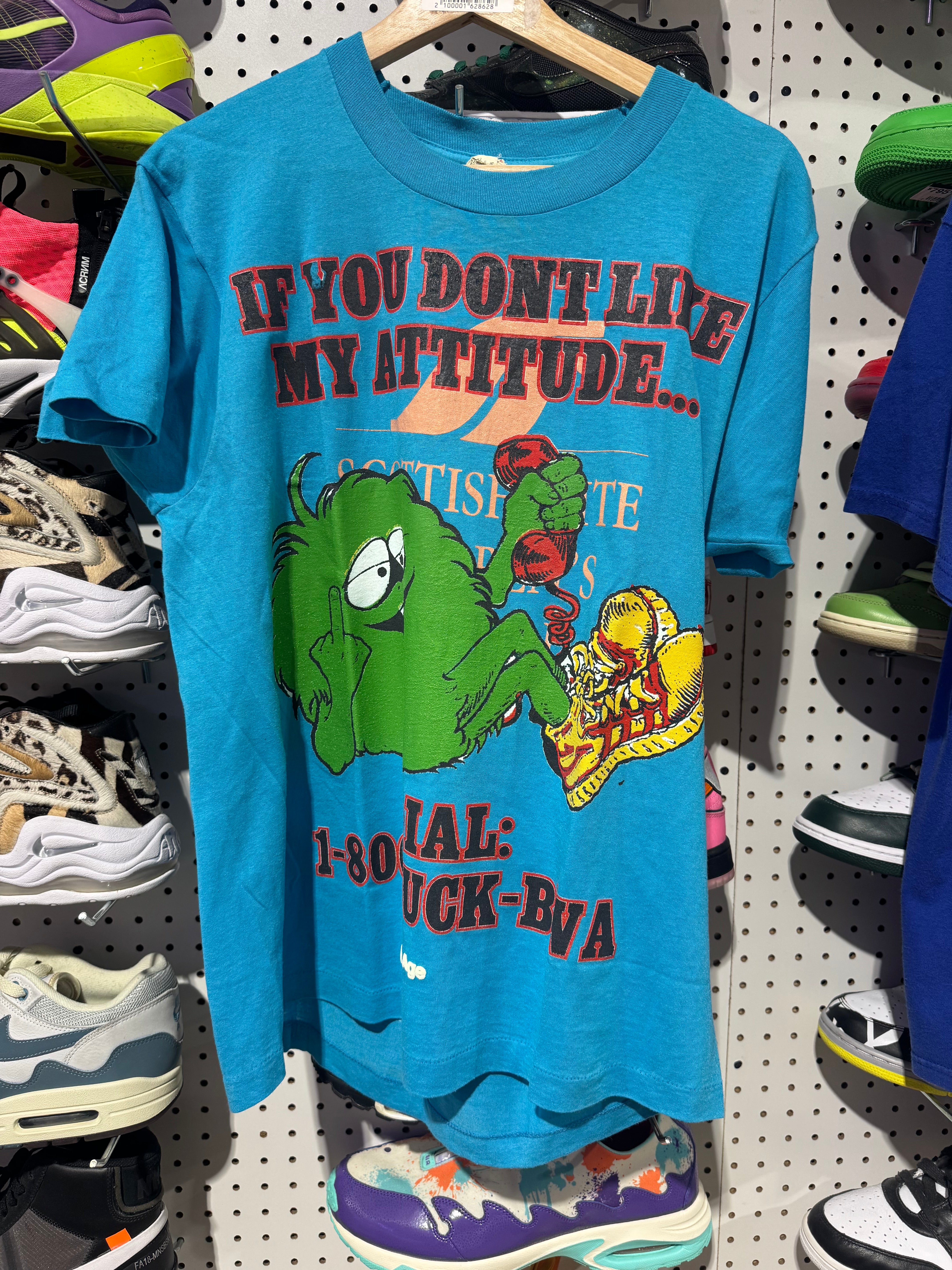 NEW Better With Age Dickhead Tee - Light Blue Size Medium