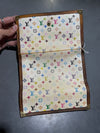 VTG 2000s Louis Vuitton x Murakami Monogram Tri Fold Wallet - White