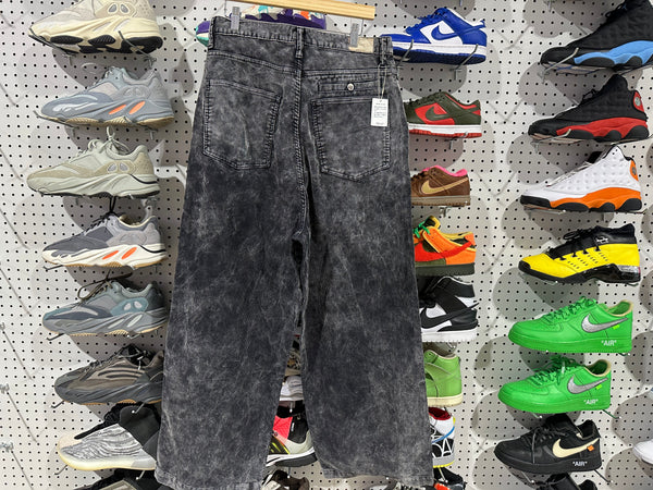 NEW Kapital 7W Corduroy High Waist Neem Pants - Grey Size 3/Large