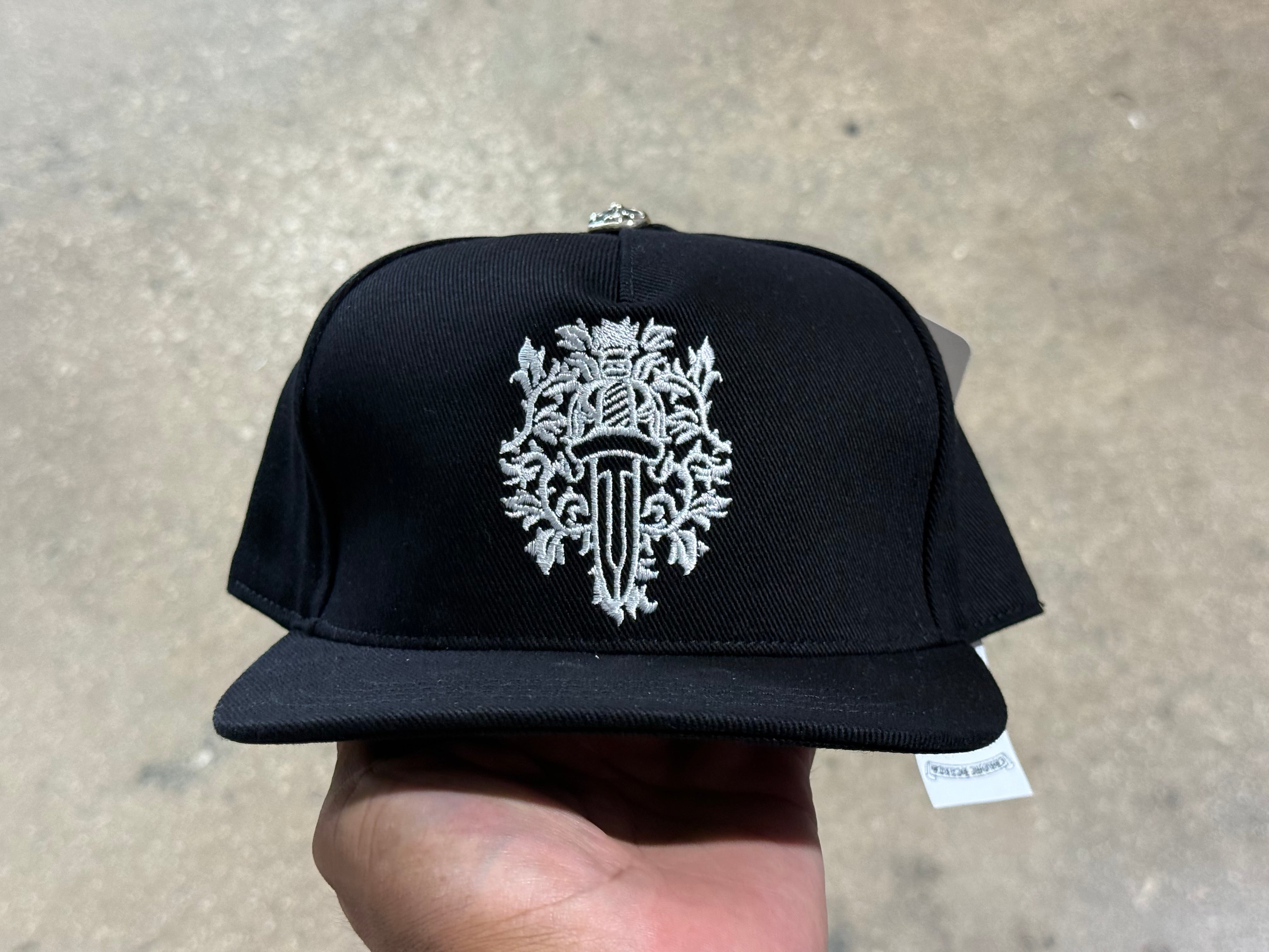 NEW Chrome Hearts Dagger Denim Baseball Hat - Black