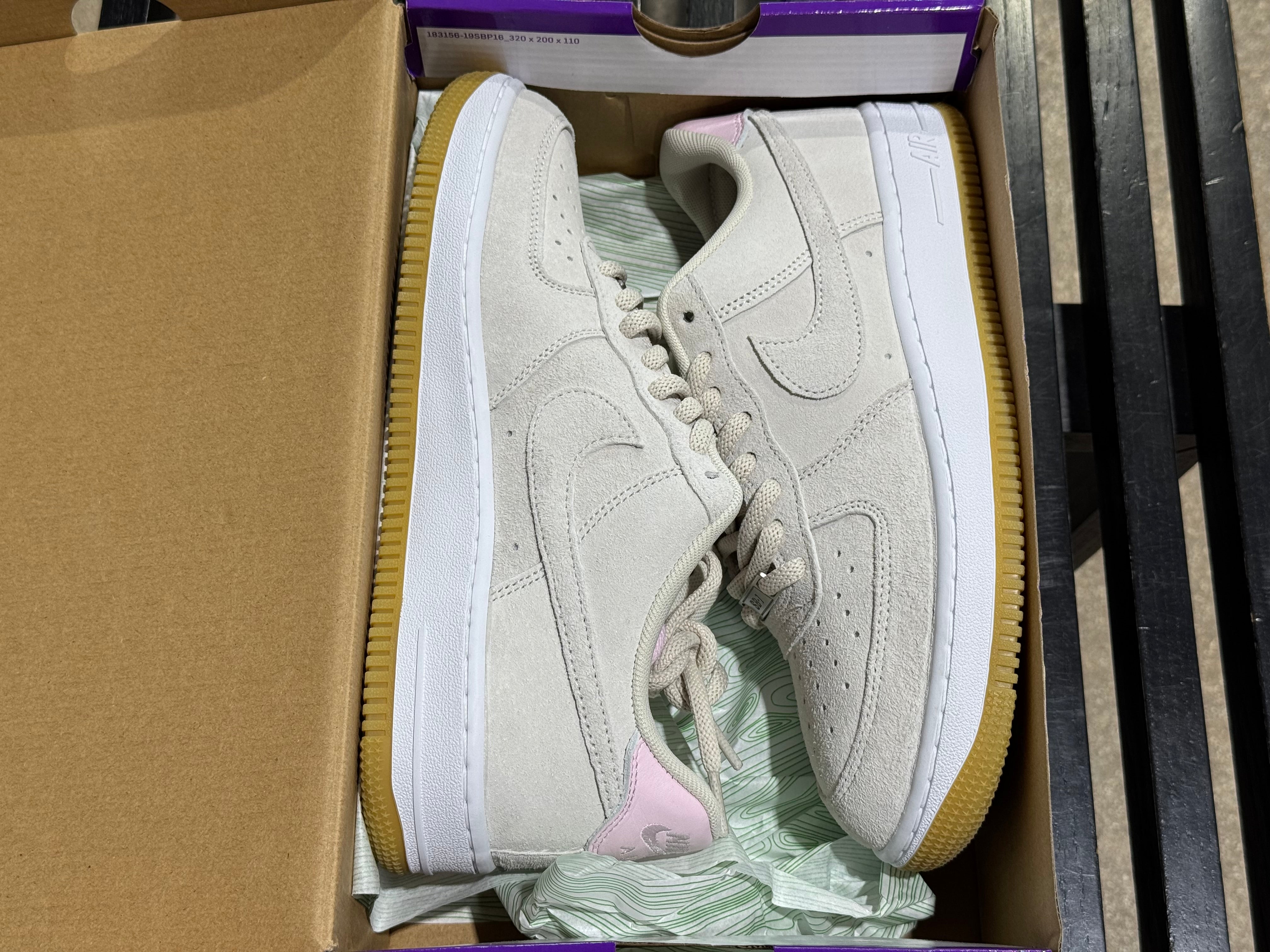 Nike Air Force 1 Low SB - Light Orewood Brown Pink Size 8.5
