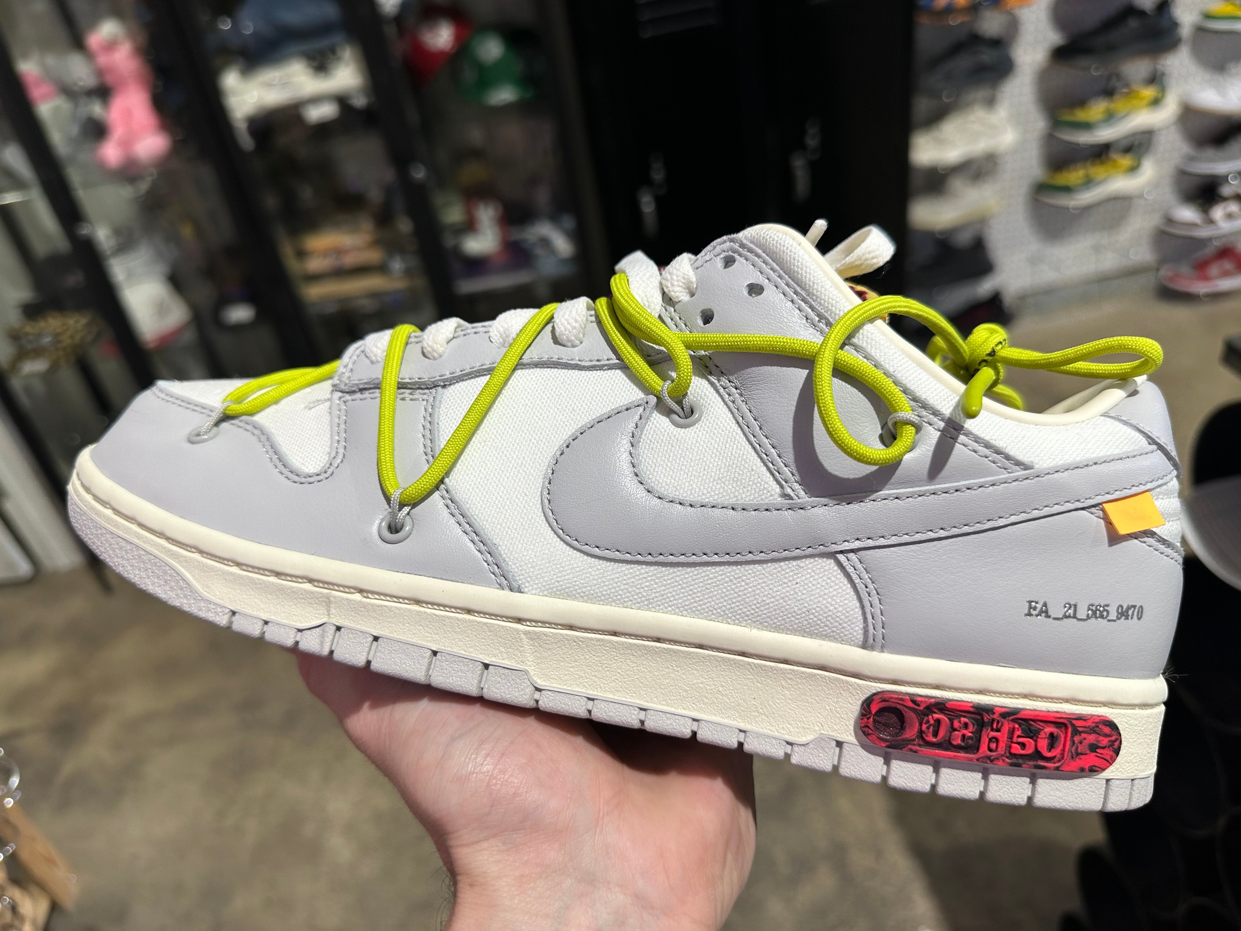 Nike Dunk Low x Off White - Lot 08 Size 11