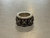 USED Chrome Hearts Multi Cross Spinner Ring 57 Size 7.5