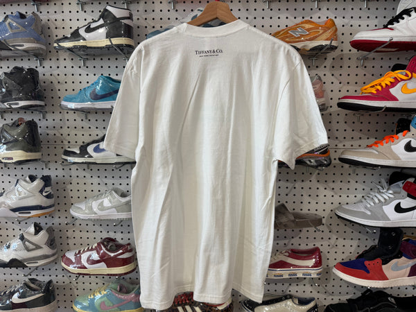 NEW Supreme x Tiffany Box Logo Tee - White Size Large
