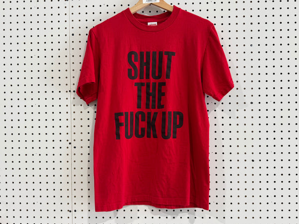 NEW Supreme x Number Nine STFU Tee - Red Size Small