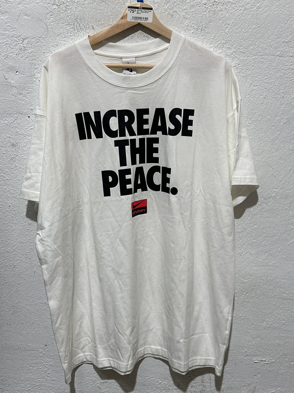 NEW Nike x Stussy Peace Tee - White Size XL