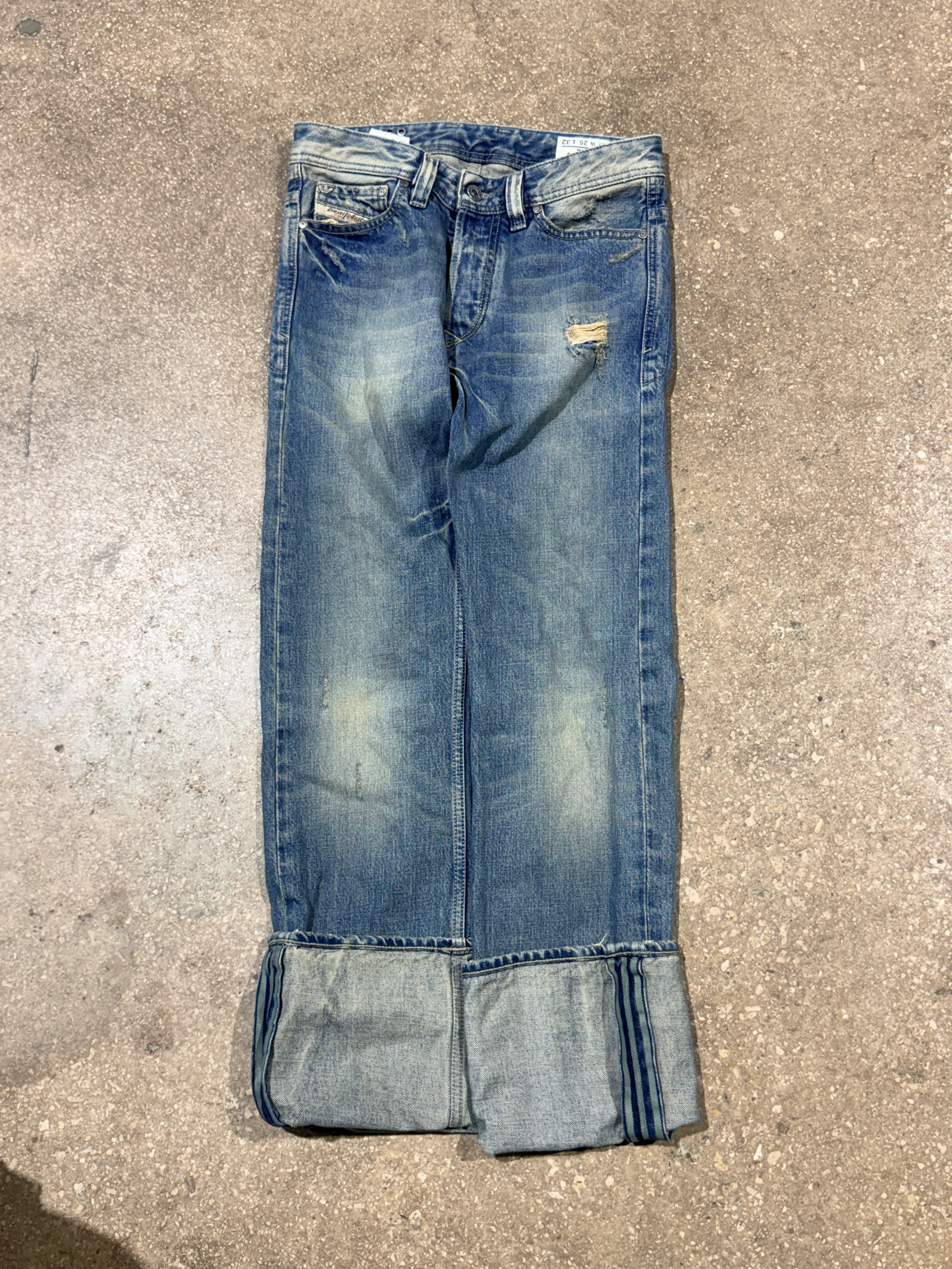 2000s Diesel x Adidas Jeabs Adi-Viker 008ik - Blue W25 L32