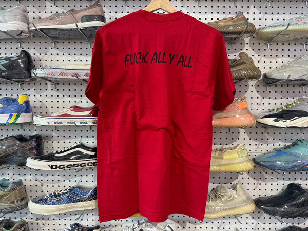 NEW Supreme Split Logo/Predator Tee - Red Size XL