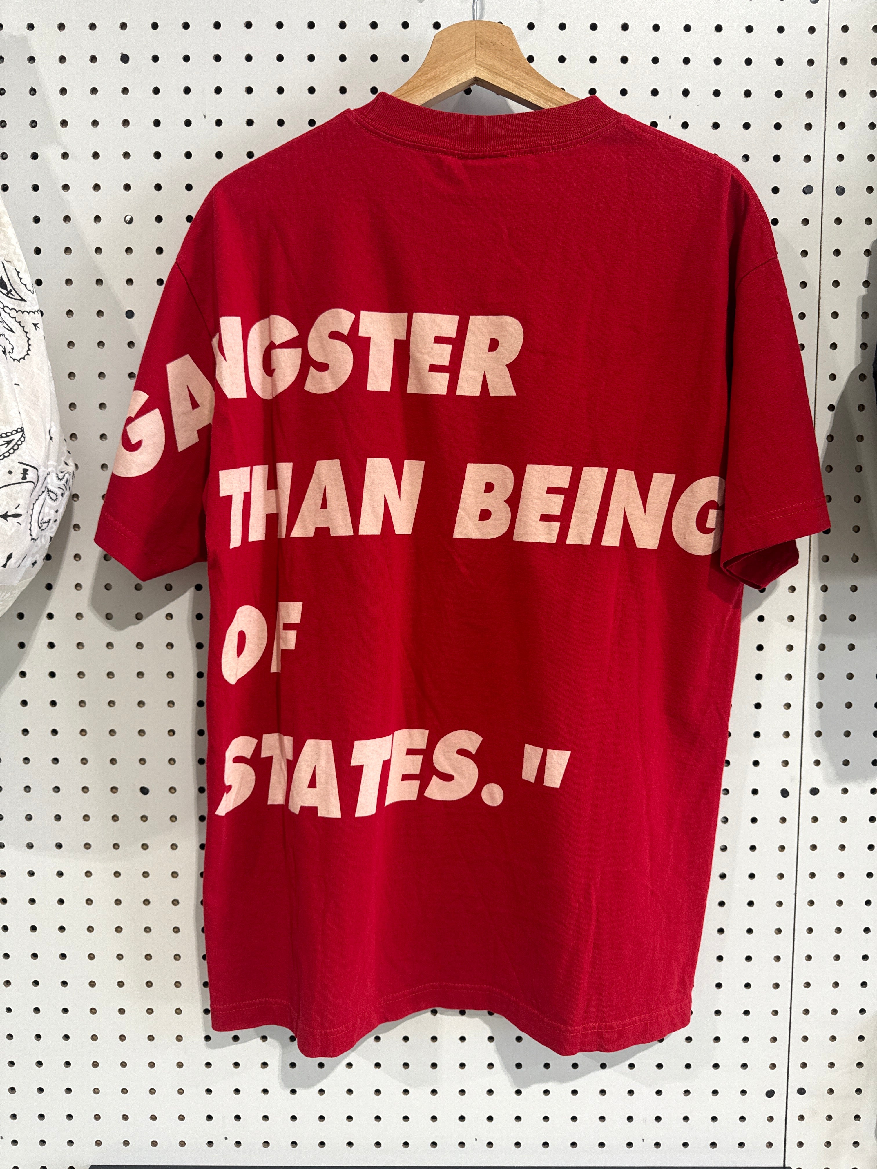 USED Supreme Goodfellas Gangster Tee - Red Size Large