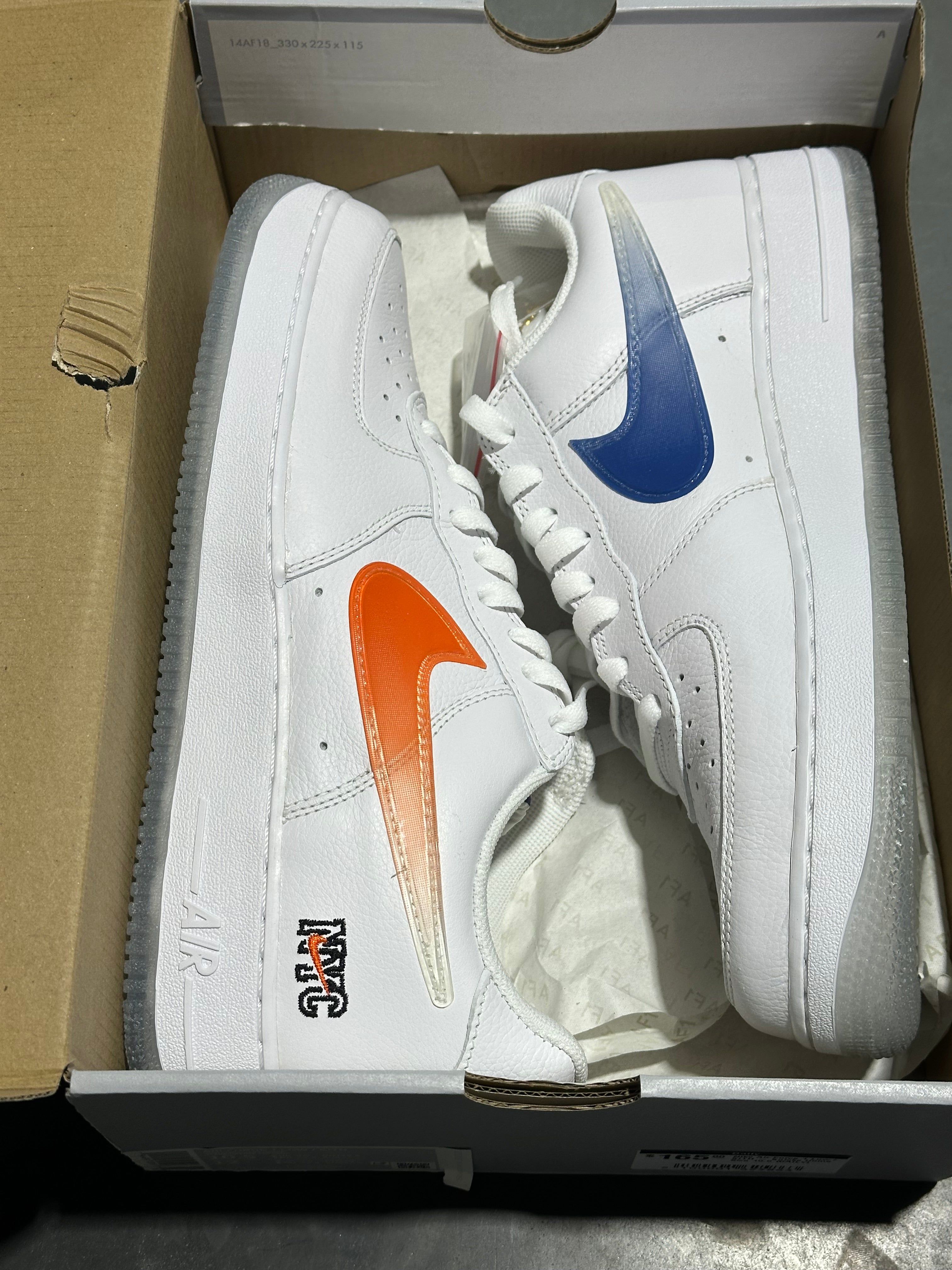 Nike Air Force 1 Low / KITH - Knicks Home Size 10.5