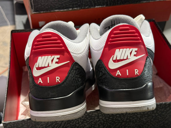 Air Jordan 3 Retro Tinker NRG - Fire Red Size 11