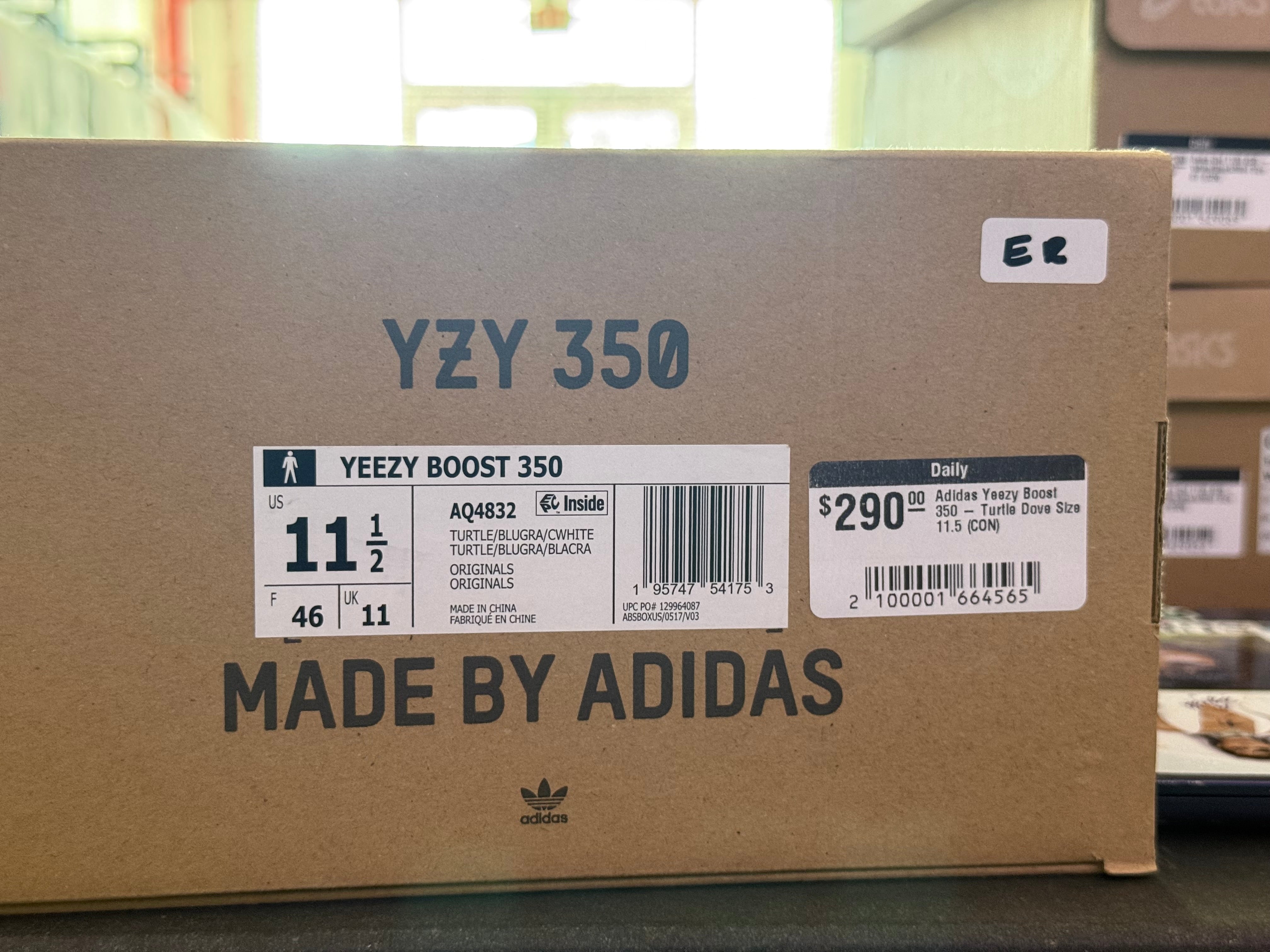 Adidas Yeezy Boost 350 - Turtle Dove Size 11.5