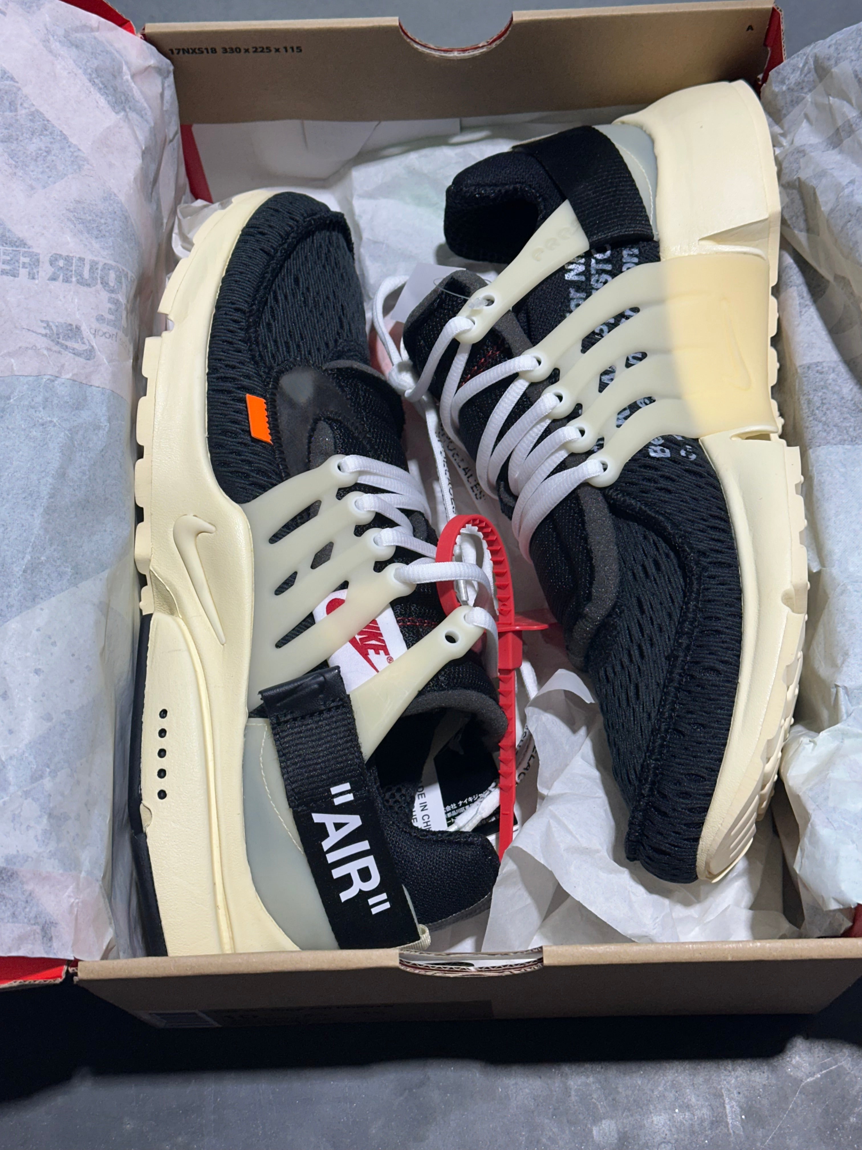 Nike Air Presto x Off White The 10 - Black OG Size 10