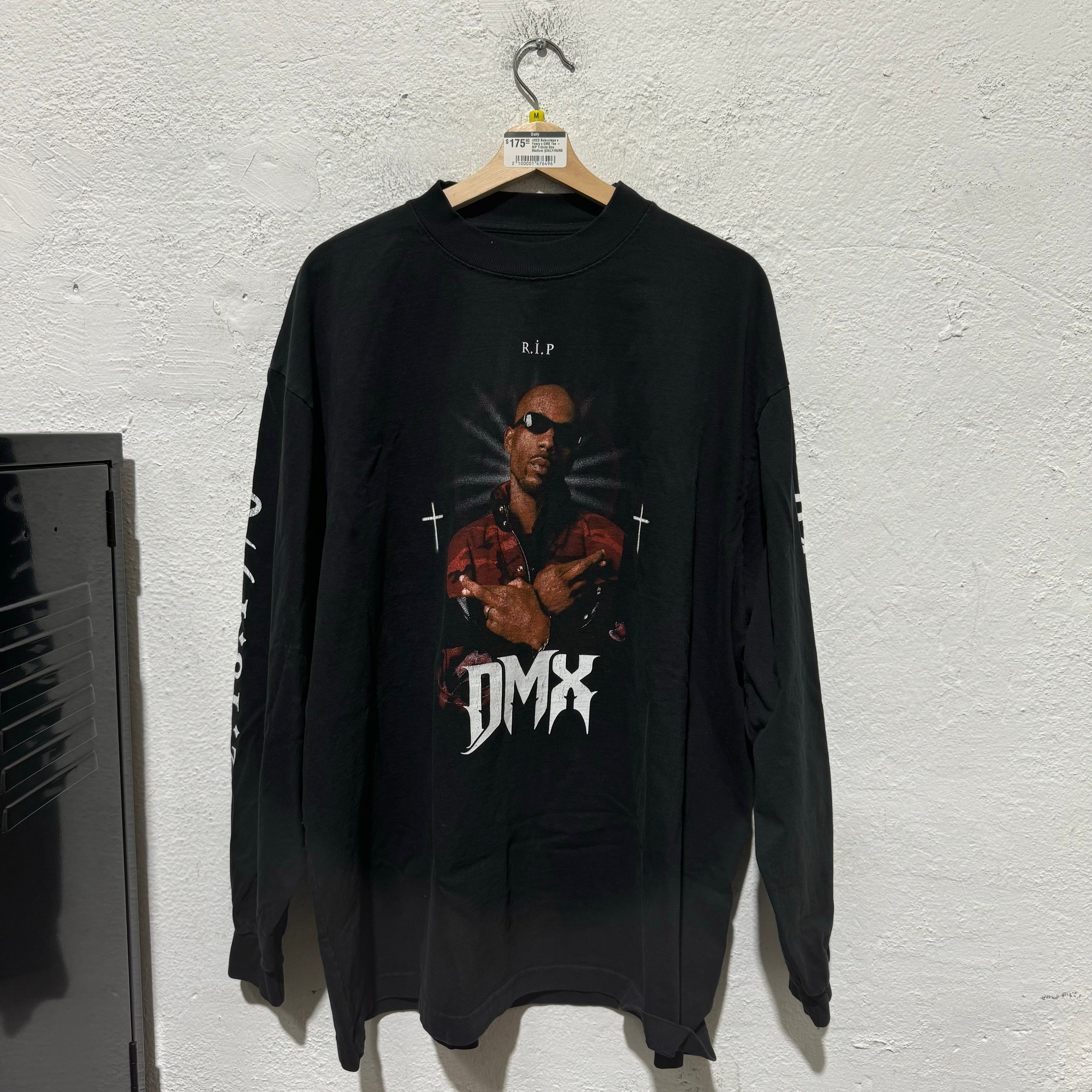 USED Balenciaga x Yeezy x DMX Tee - RIP Tribute Size Medium