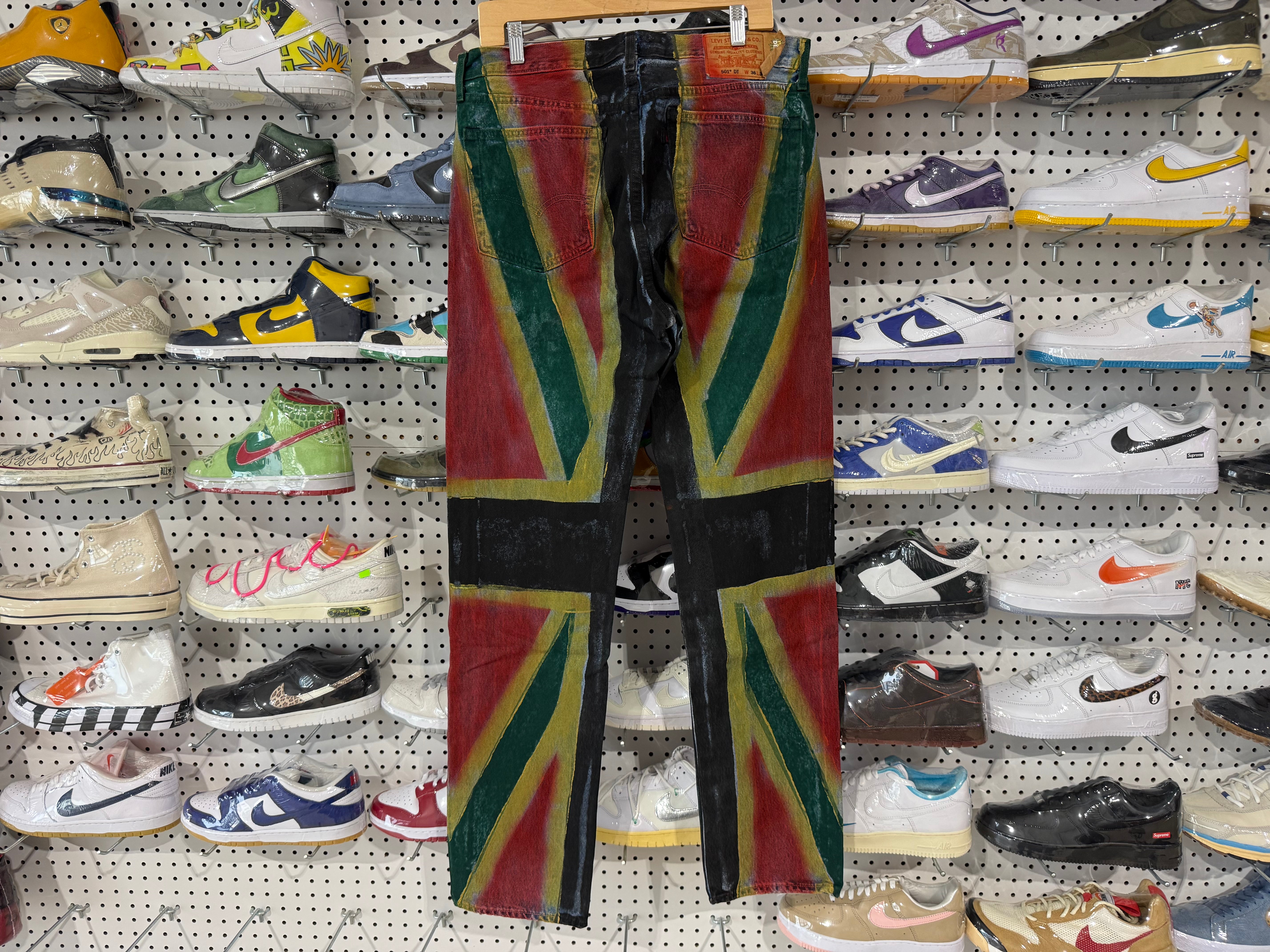NEW Denim Tears x Union Jeans - Multicolor Size 40