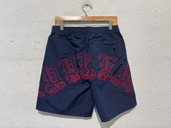 NEW Supreme Old English Nylon Shorts - Navy Size Small