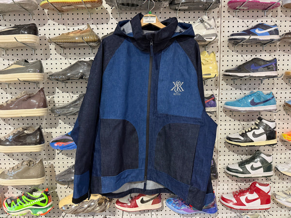 USED KITH Denim Rain Jacket - Blue Size XL
