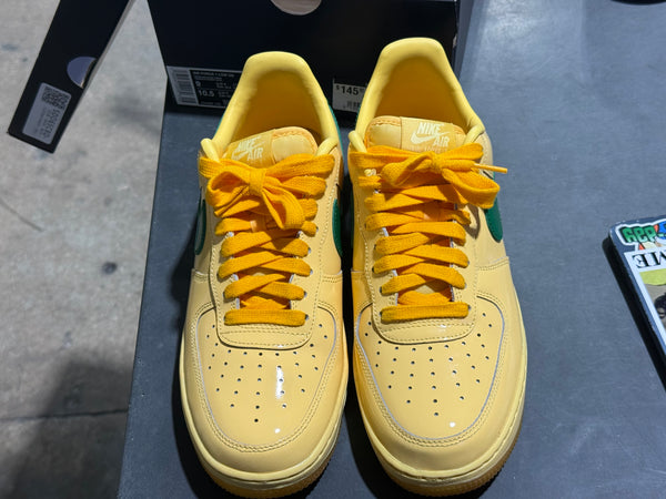 Nike Air Force 1 Low QS - Patent Leather/Topaz Gold Size 9