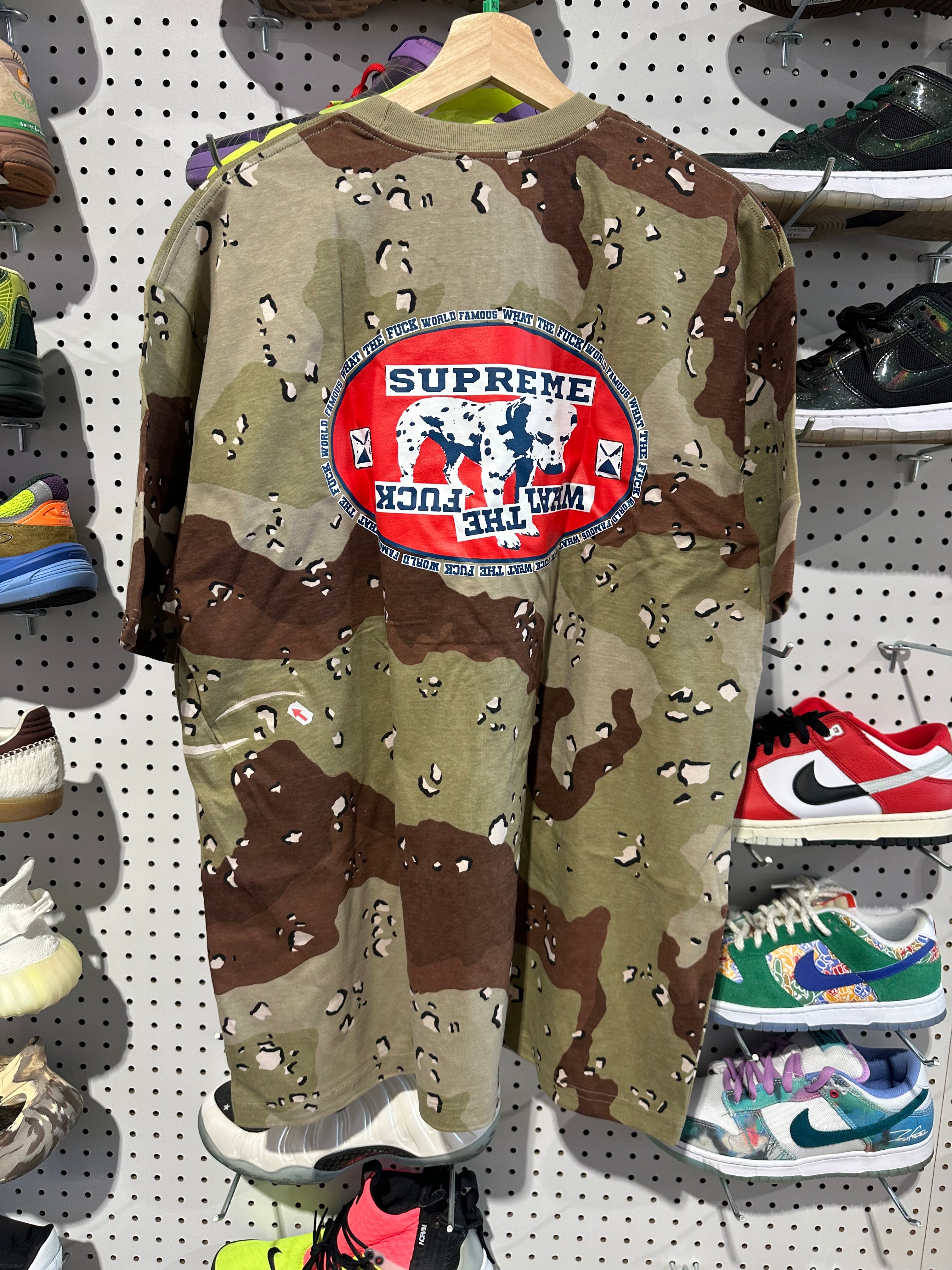 NEW Supreme Dalmatian Tee - Chocolate Chip Camo Size XL