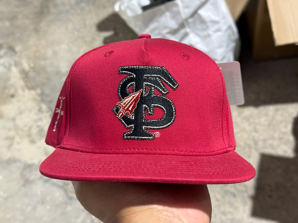 NEW Cactus Jack x M&N x FSU Snapback - Red