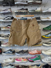 USED Distressed Carhartt Carpenter Shorts - Golden Khaki Size 38