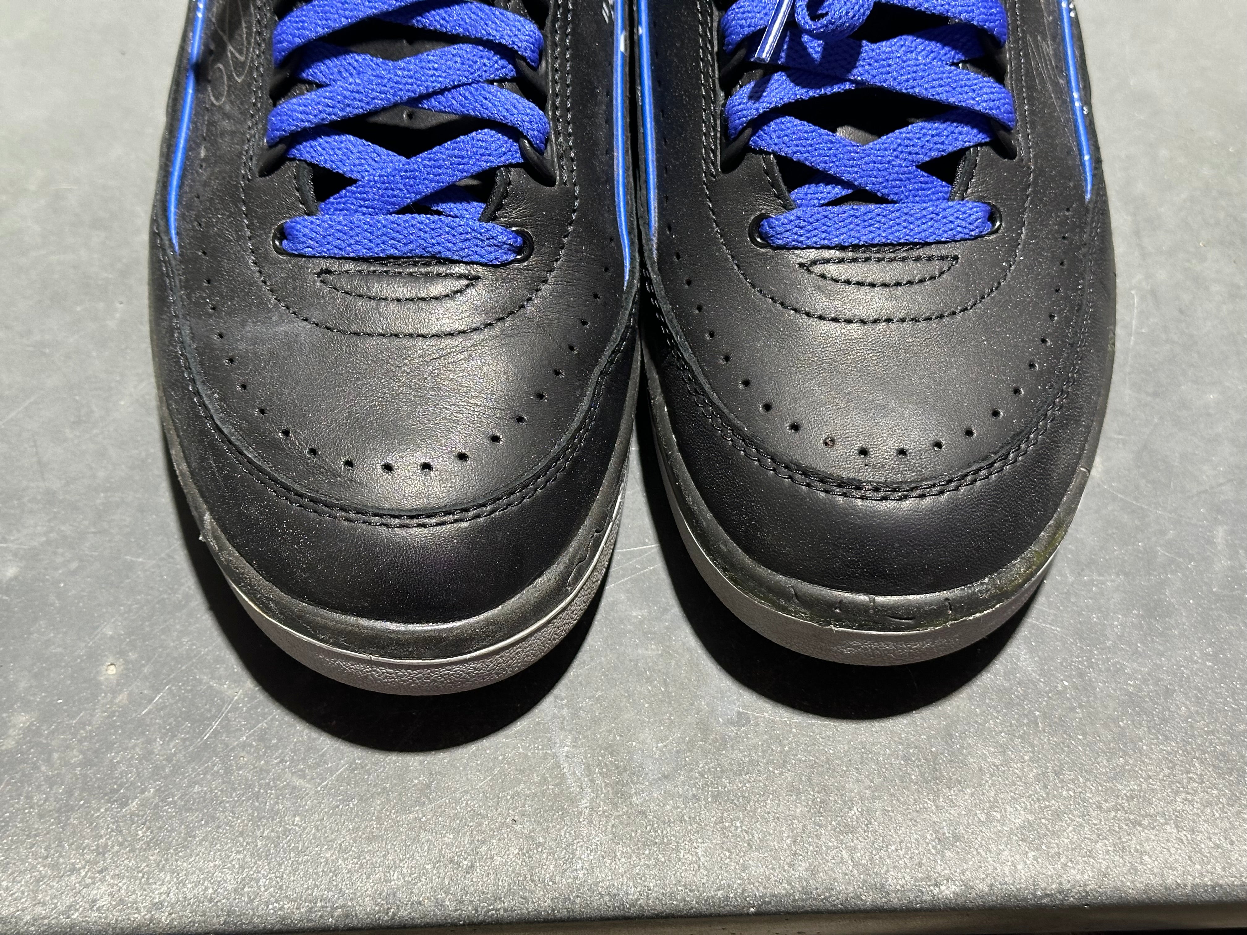 Air Jordan 2 Retro Low SP Off-White - Black Blue Size 10.5