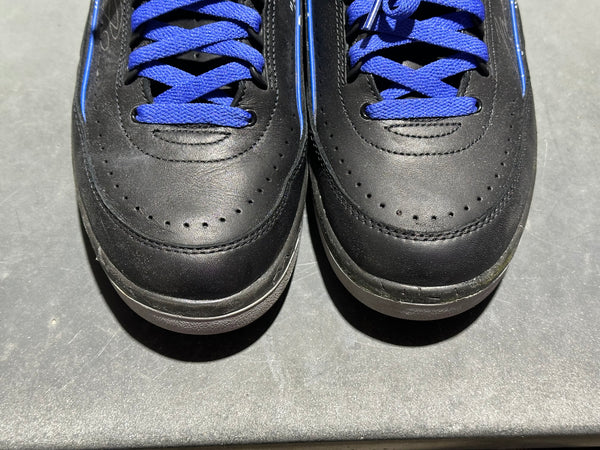 Air Jordan 2 Retro Low SP Off-White - Black Blue Size 10.5