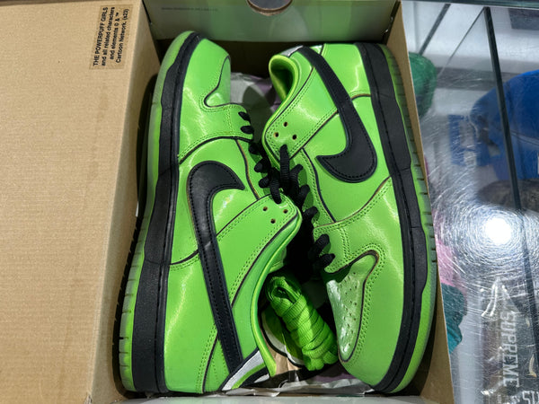 Nike SB Dunk Low - The Powerpuff Girls/Buttercup Size 11.5