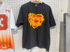 Clean Human Made Heart Logo Tee - Black Size XL