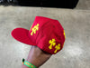 NEW Chrome Hearts Cross Patch Snapback - Red/Yellow