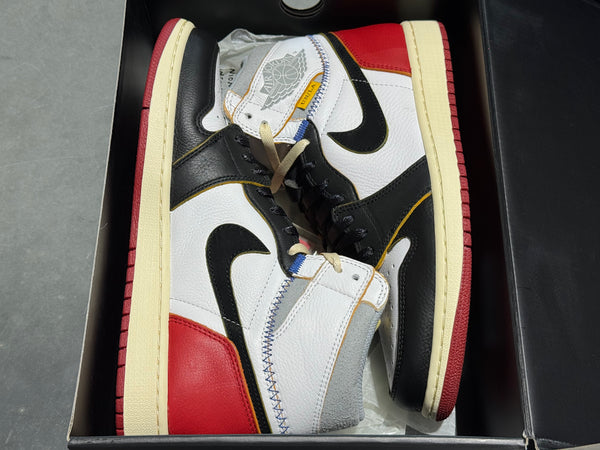 Air Jordan 1 Retro Hi NRG / Union - Black Toe Size 10
