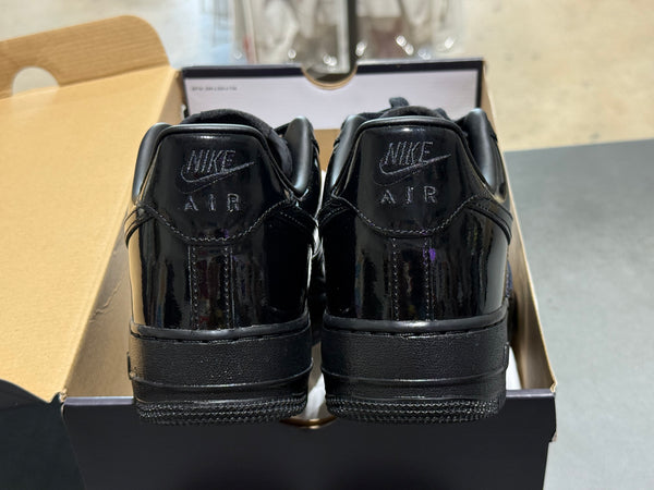 Nike Air Force 1 07 PRM - Black Patent Size 10