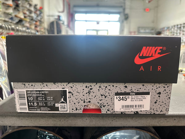 Air Jordan 4 Retro - White Cement 2025 SIze 10